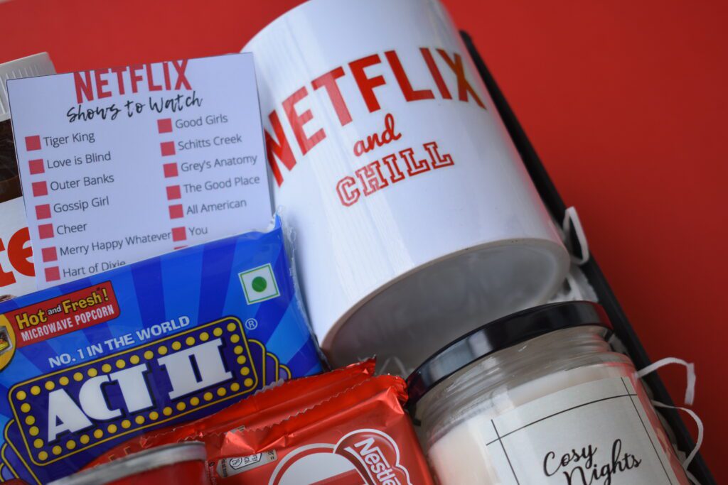 The Best Gift Hamper For A Netflix Fan Addict Netflix And Chill