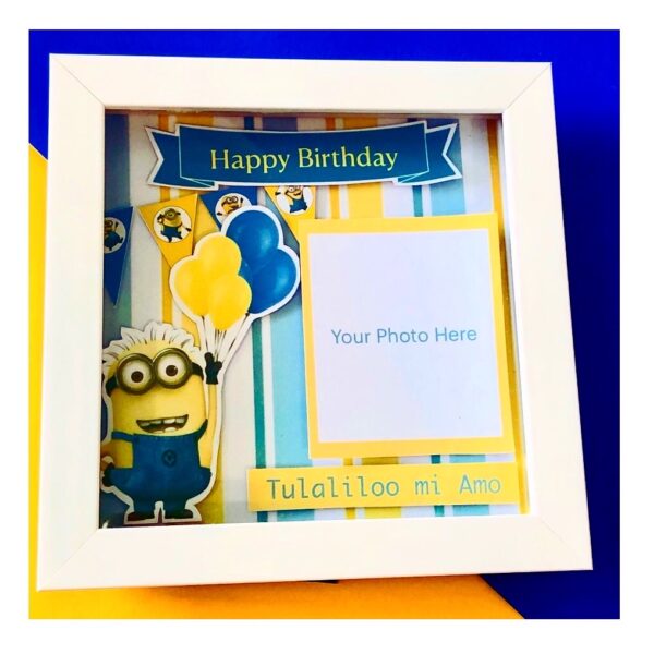 Customised minions gift frame