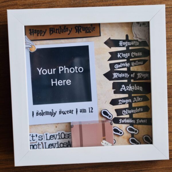 Customised harry potter gift frame
