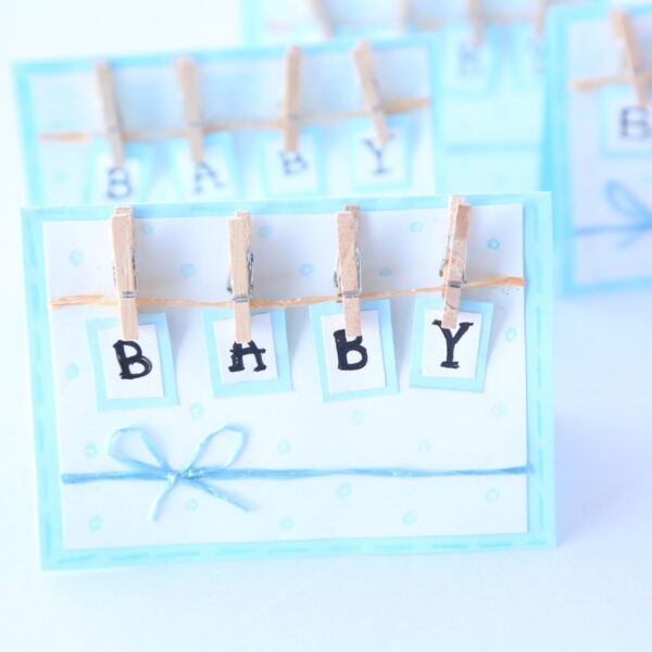 Baby boy greeting card