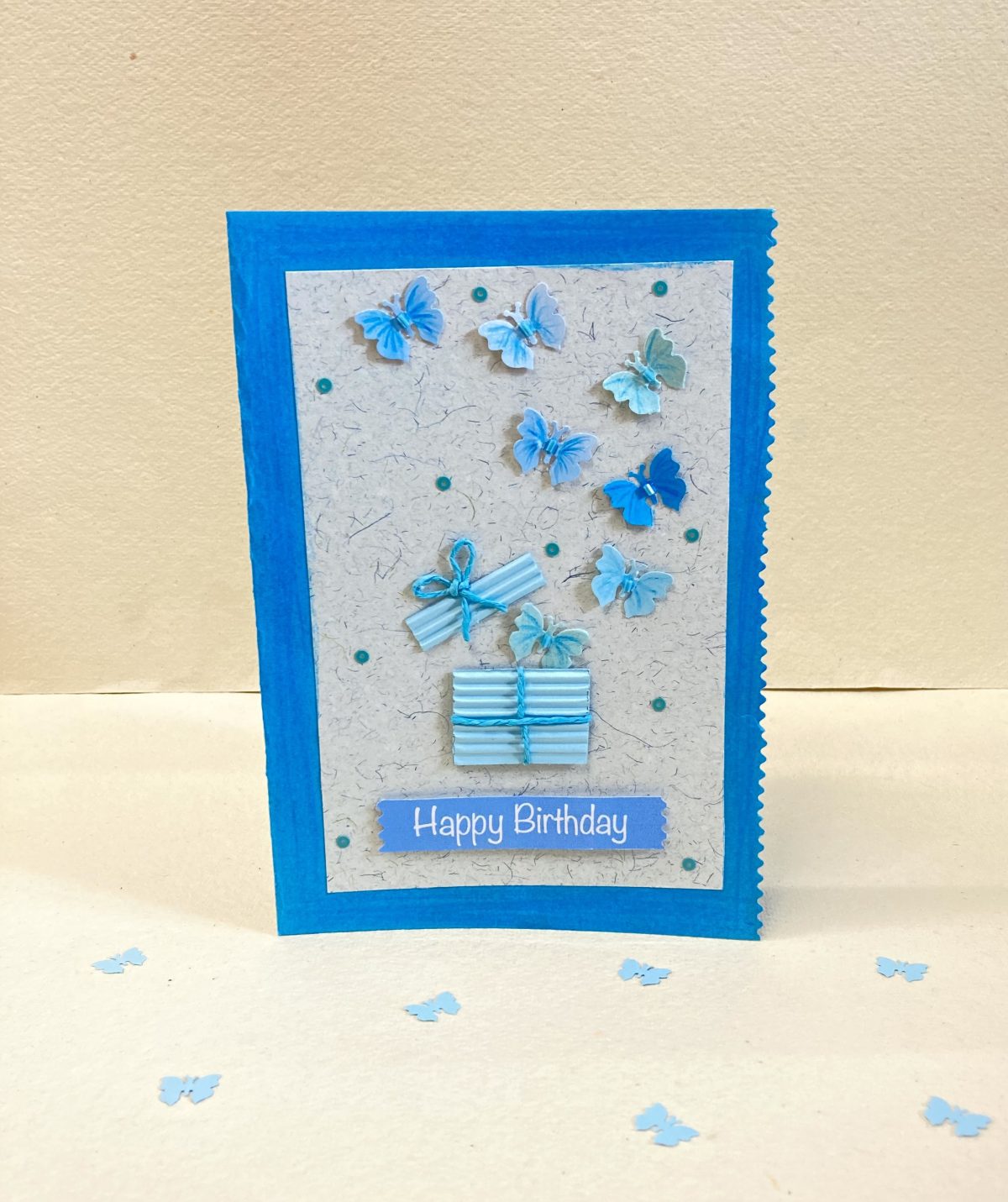 Butterfly birthday greeting card