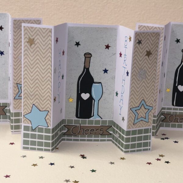 cheers birthday greeting card