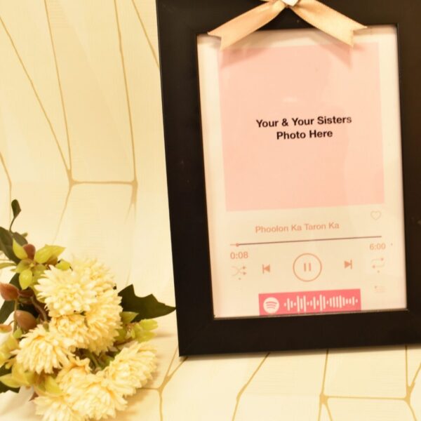 spotify gift frame Raksha Bandhan