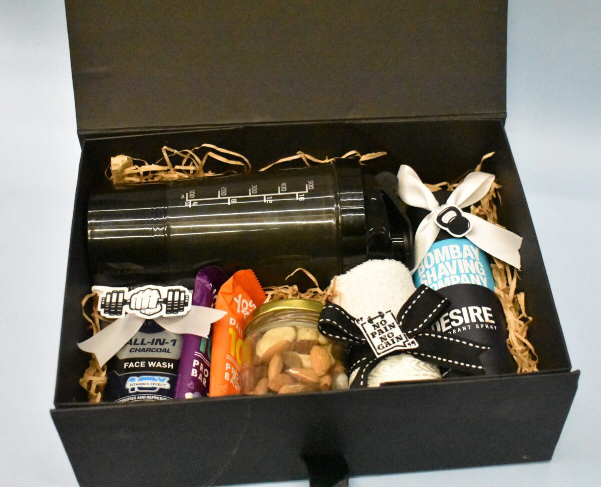 men gym gift hamper