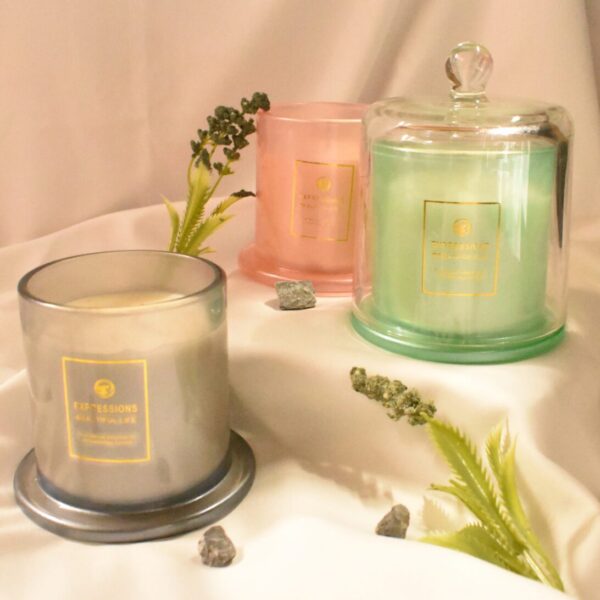 bell jar candle