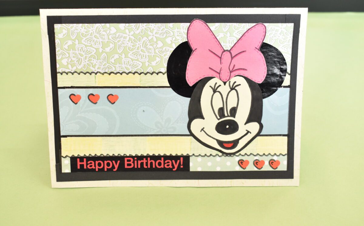 disney mouse greeting card