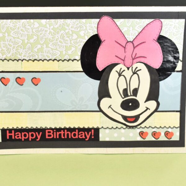 disney mouse greeting card