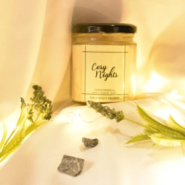 cocao vanilla scented candle