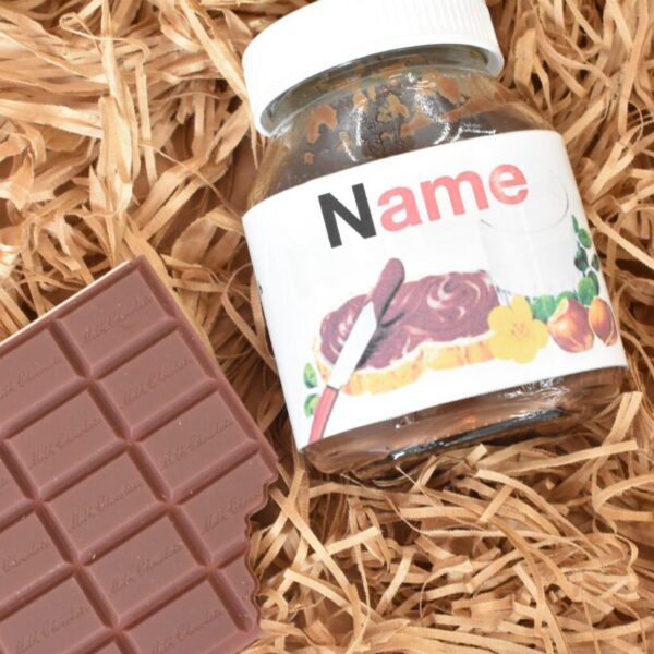 personalised nutella jar