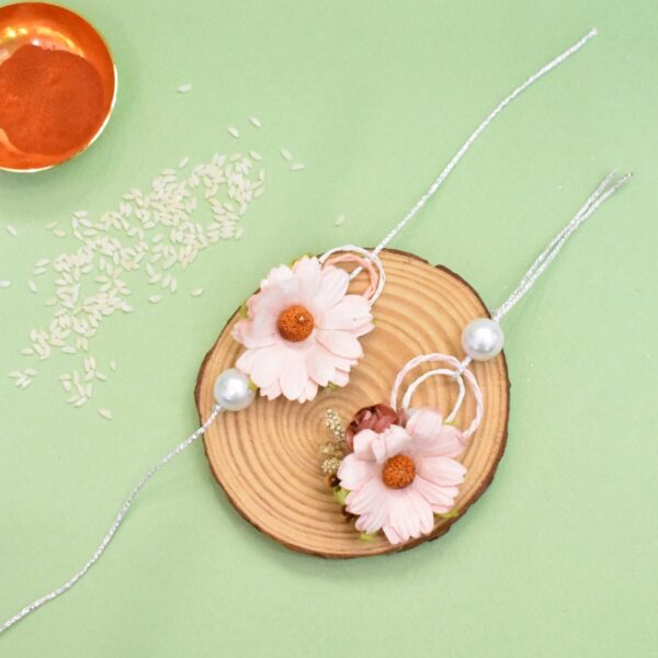 Floral Rakhi Set