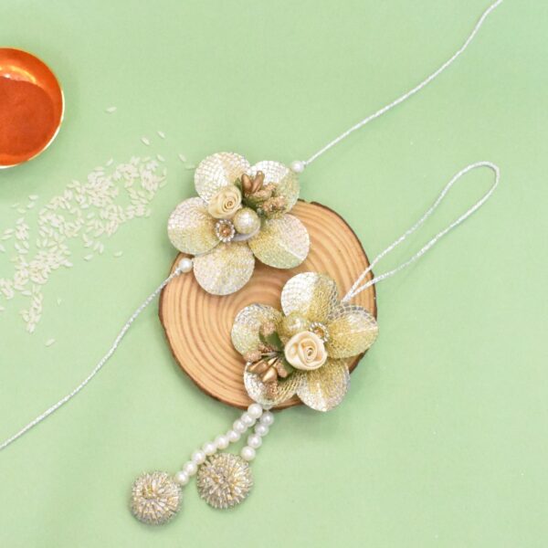 golden Rakhi Set