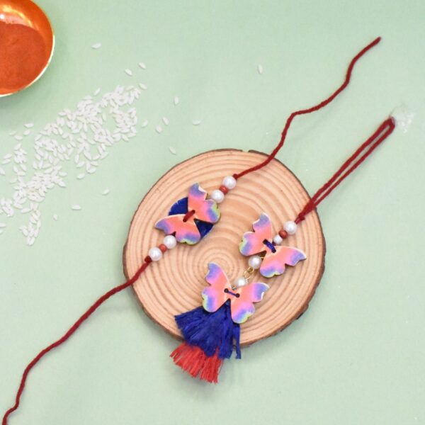butterfly Rakhi Set