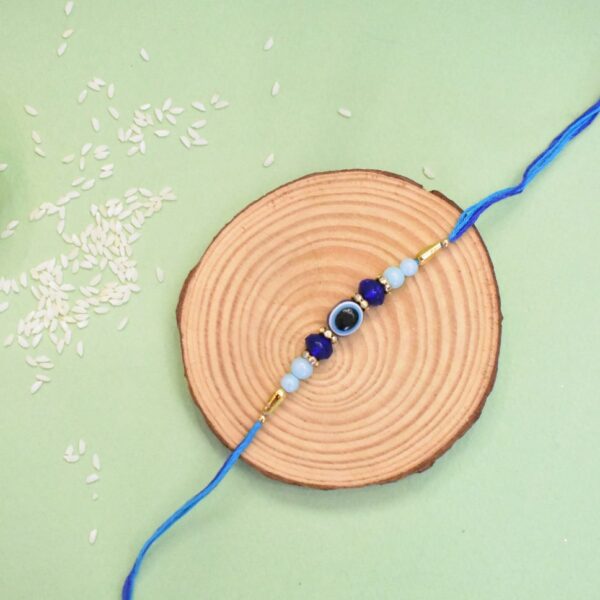 evil eye beads rakhi