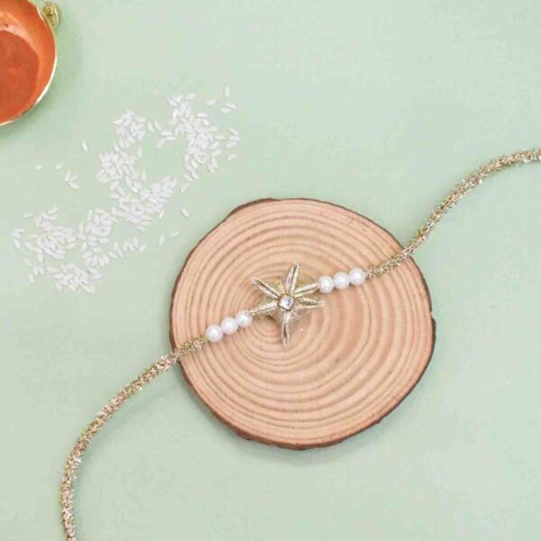 gota flower rakhi