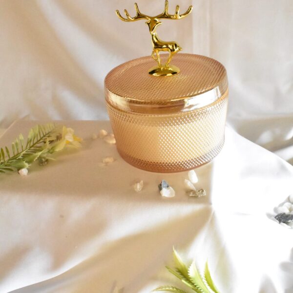 scented candle crystal