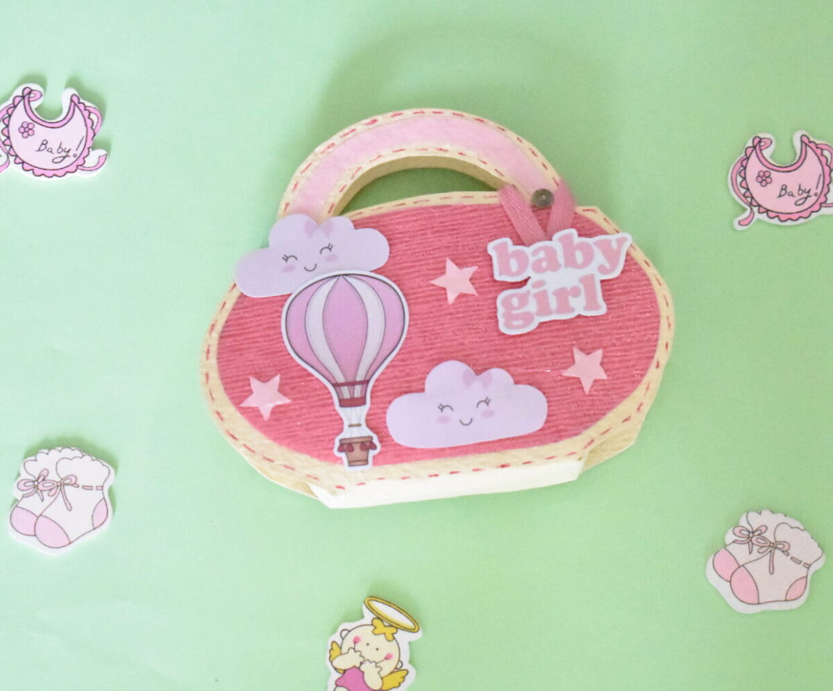 Baby Handbag Envelope- Pink