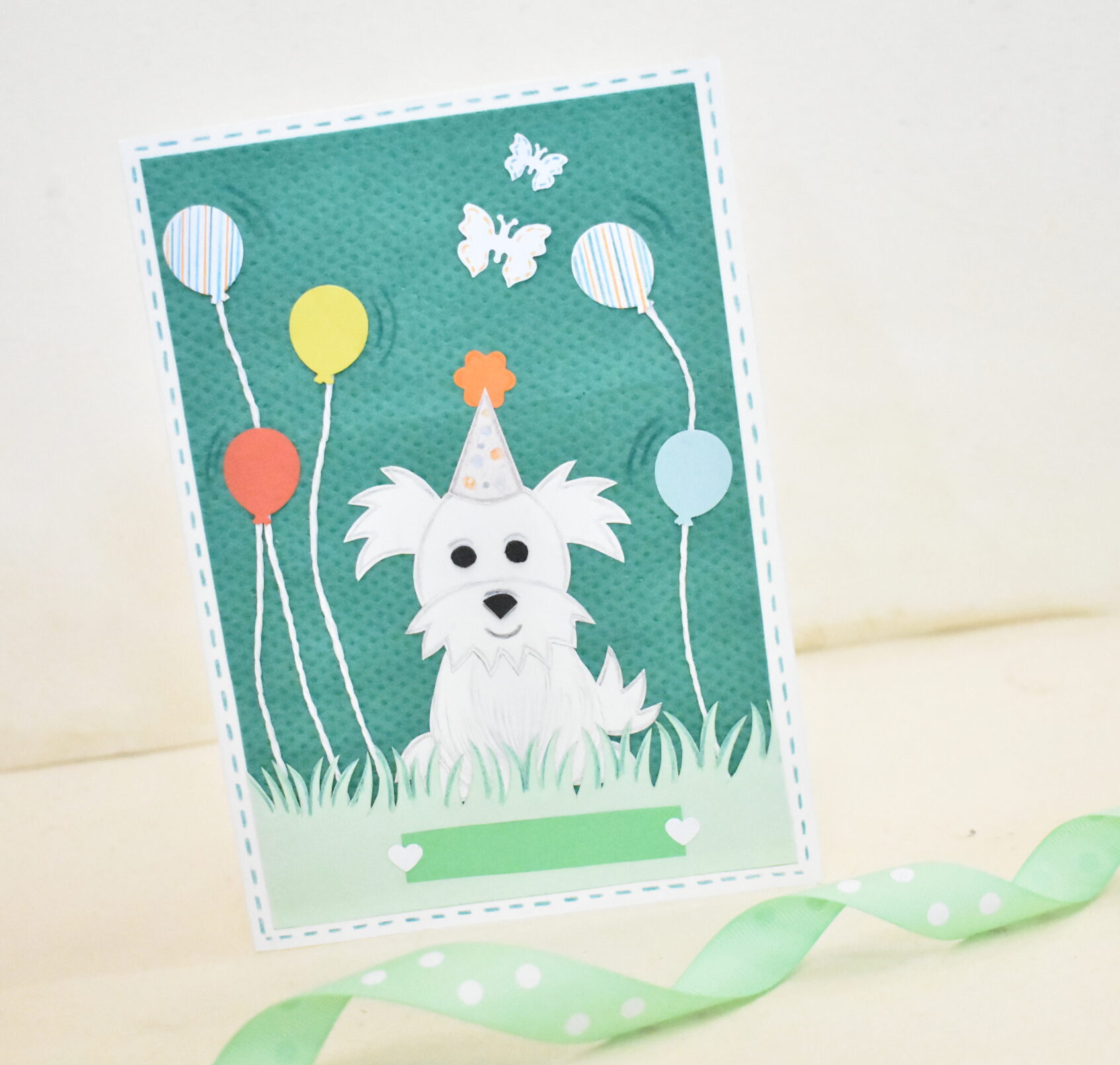 Puppy Joy in Full Flight Greeting Cards