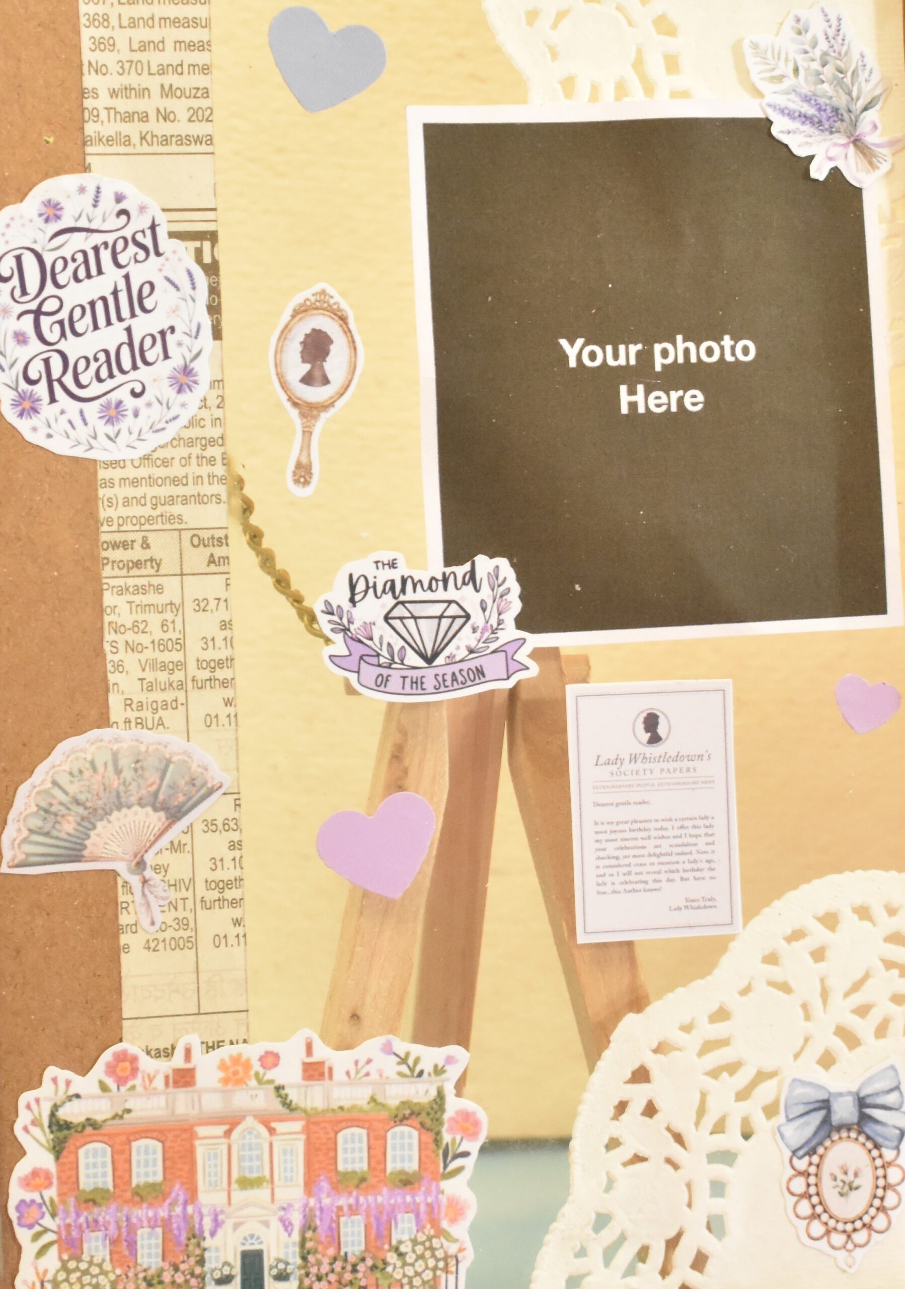 'Bridgerton' Glass Frame - Small - Image 2